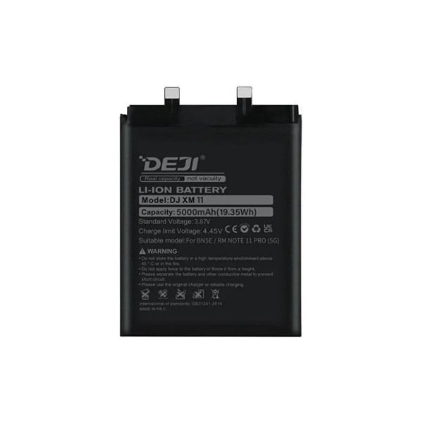 Baterija za Xiaomi Redmi Note 11 Pro 4G/5G/Redmi Note 12 Pro 4G/Poco X4 Pro 5G (BN5E) 5000mAh Deji