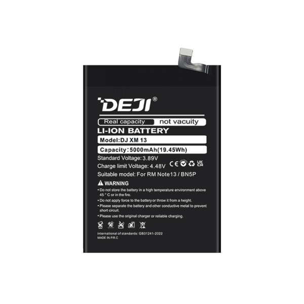 Baterija za Xiaomi Redmi Note 13 4G/5G (BN5P) 4900mAh Deji