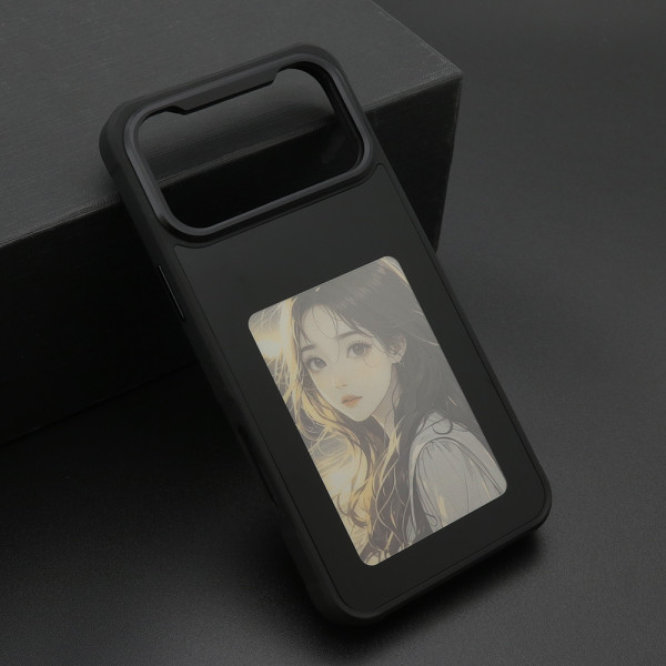 Futrola SMART COVER Corning Glass za iPhone 17 Pro Max (6.9) crna