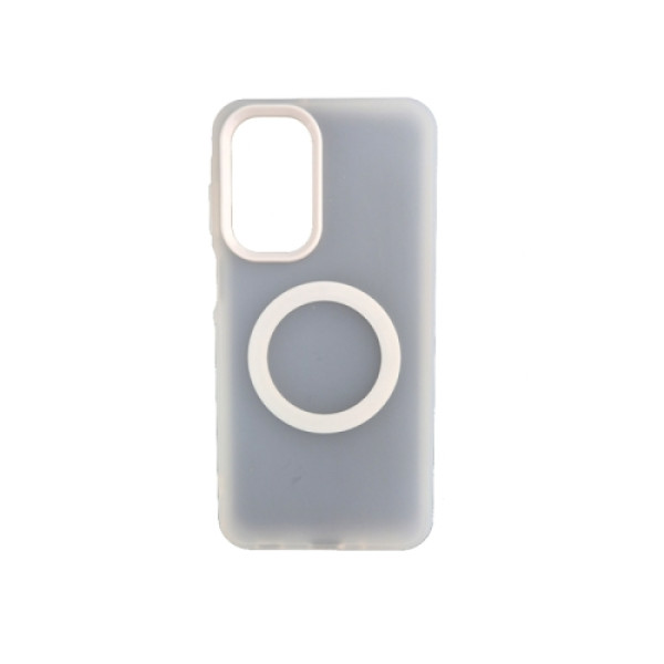 Silikonska futrola Magsafe FLURO COLOR Samsung A37 BELA