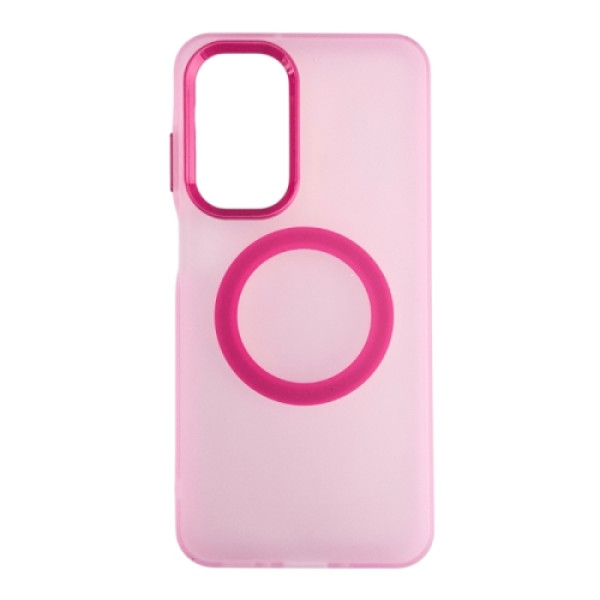 Silikonska futrola Magsafe FLURO COLOR Samsung A37 ROZE