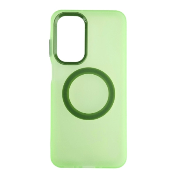 Silikonska futrola Magsafe FLURO COLOR Samsung A57 ZELENA