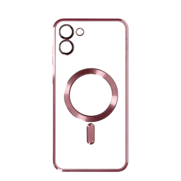 Silikonska futrola Magsafe Samsung A07 ROZE