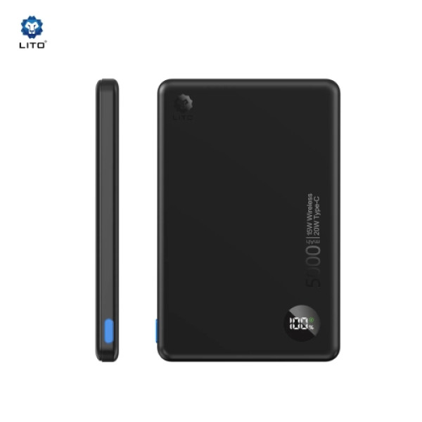 LITO Power Bank Magsafe Ultra thin sa ekranom 5000Mah LP-08