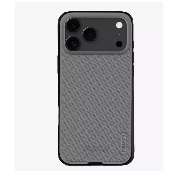 Maska Nillkin Super Frosted Shield Pro za iPhone 17 Pro Max (bez otvora za logo) transparent crna