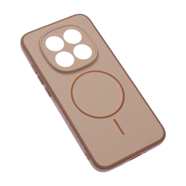 Maska Mag Case Matte Line za Xiaomi Redmi Note 15 5G braon