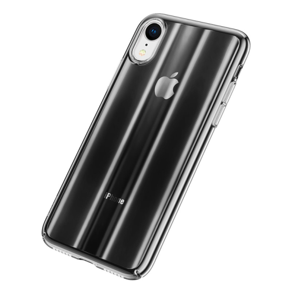 Maska Baseus Aurora za iPhone XR transparent crna.