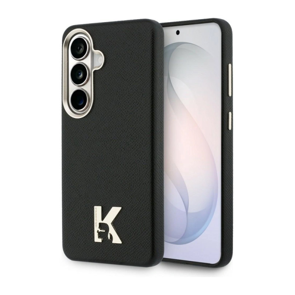 Maska Karl Lagerfeld K Metal Logo MagSafe za Samsung S26/ S941B crna