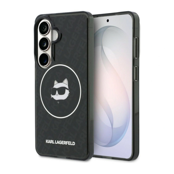 Maska Karl Lagerfeld IML Repeated Choupette MagSafe za Samsung S26/ S941B crna