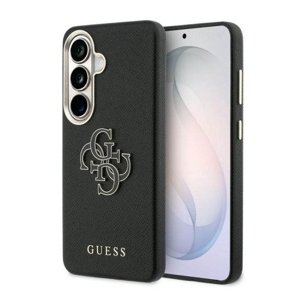 Maska Guess Grained Big 4G Metal Logo za Samsung S26/ S941B crna