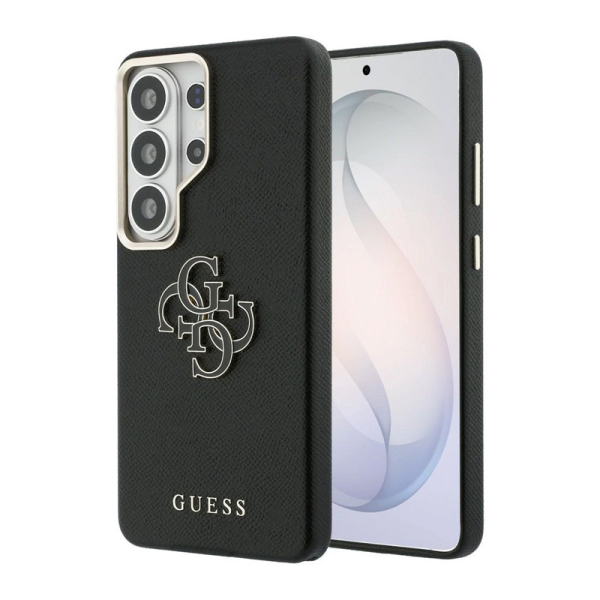 Maska Guess Grained Big 4G Metal Logo za Samsung S26 Ultra/ S948B crna