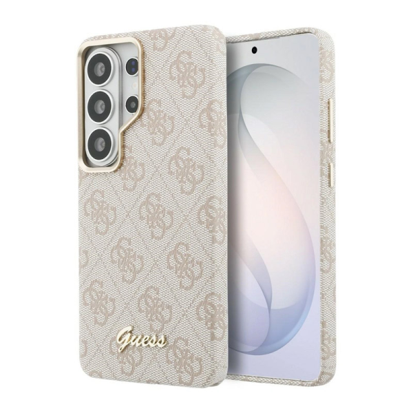 Maska Guess 4G Script MagSafe za Samsung S26 Ultra/ S948B roze