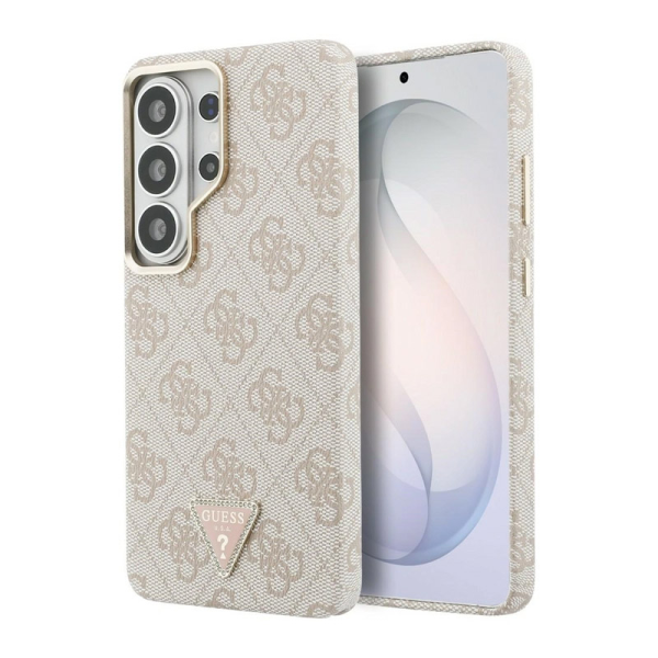 Maska Guess 4G Triangle Logo MagSafe za Samsung S26 Ultra/ S948B roze