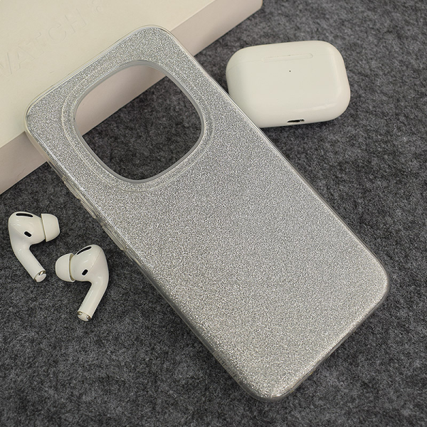 Maska Crystal Dust za Xiaomi Redmi Note 15 4G srebrna
