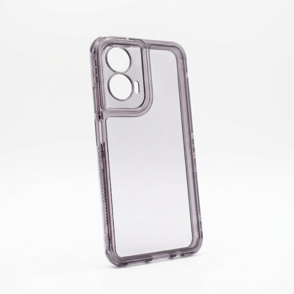 Maska Color Transparent za Motorola Moto G35 crna
