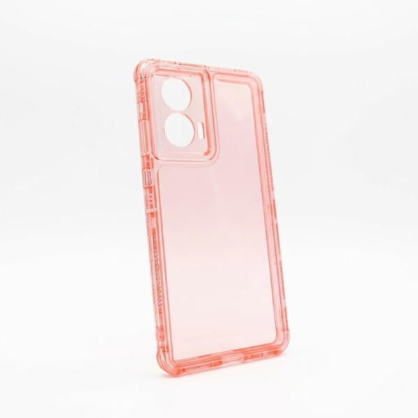 Maska Color Transparent za Motorola Edge 50 Fusion/ Moto G96 roze