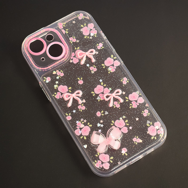 Maska Spring Romance za iPhone 15 Roselle