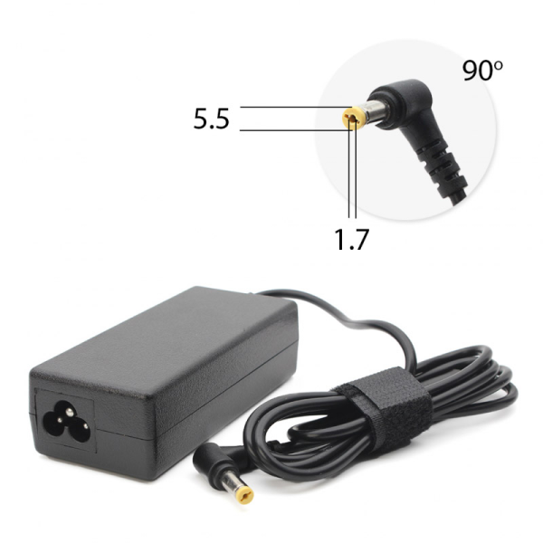 Punjac za laptop Acer 19V 3.42A (5.5*1.7) ugao 90 65W HQ