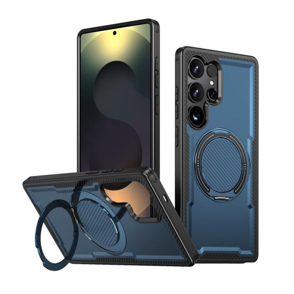 Maska Mag Case Ring Armor za Samsung S26 Ultra/ S948B plava