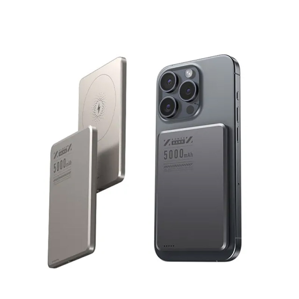 Power Bank Mag Charger 5000mAh PD20W+15W desert titanium