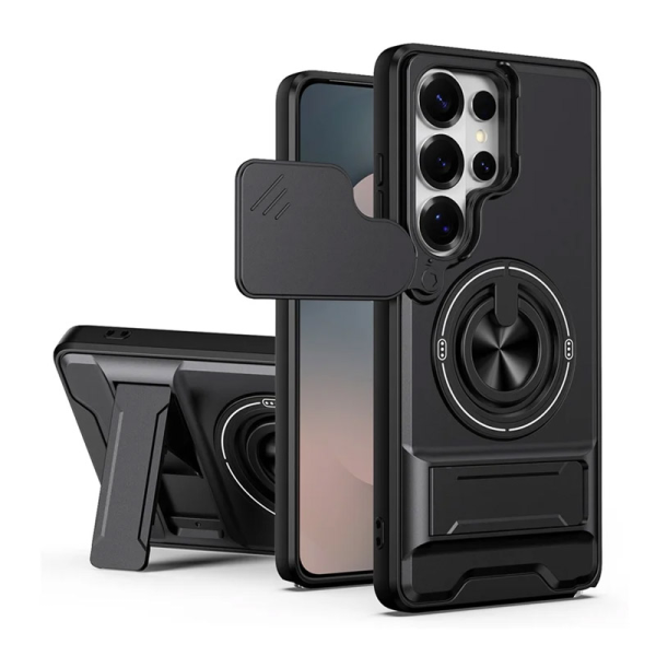 Maska SpinStand Armor za Samsung S26 Ultra/ S948B crna