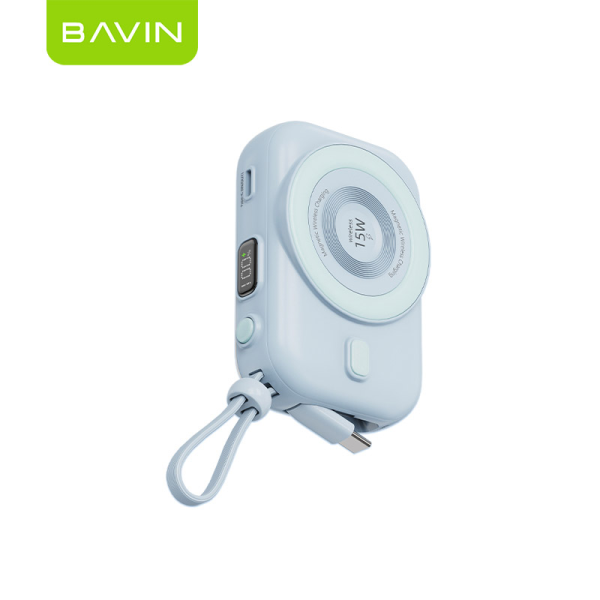 Power Bank Bavin Mag Charger PC1085S 10000 mAh plavi