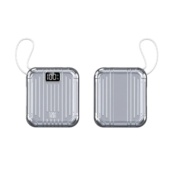 Power bank 120W 10.000 mAh srebrni