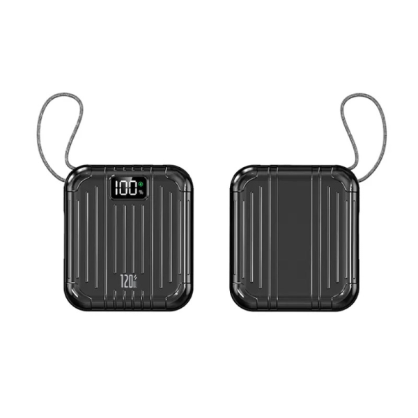 Power bank 120W 10.000 mAh crni