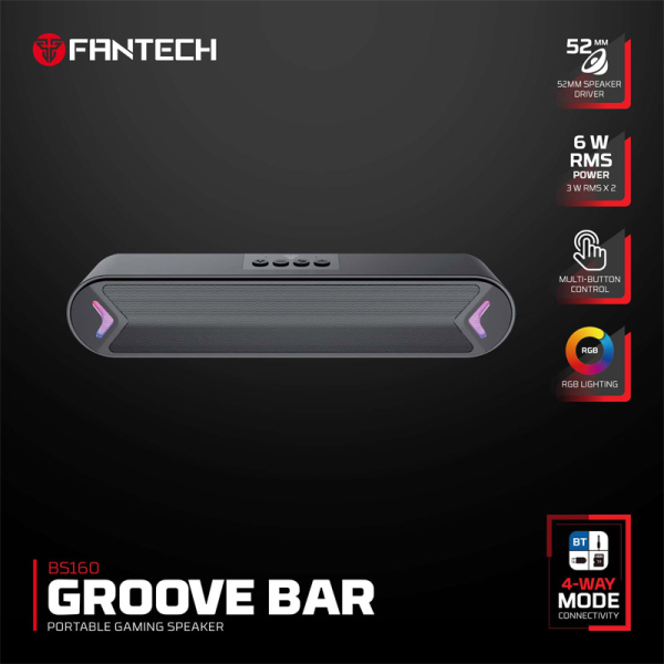 Bluetooth zvucnik Fantech BS160 Groove Bar crni