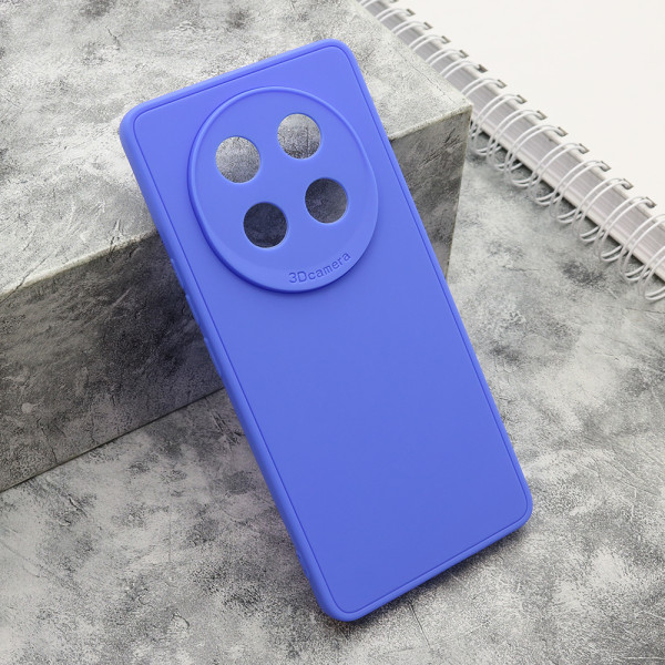 Futrola Soft 3D camera za Honor X9C/Magic 7 lite plava