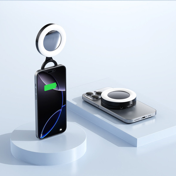 Selfie magnetic LED svetlo Z04 crno