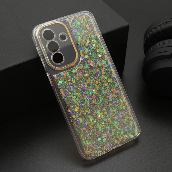 Futrola CRYSTAL GLOW za Samsung A576B Galaxy A57 5G narandzasta