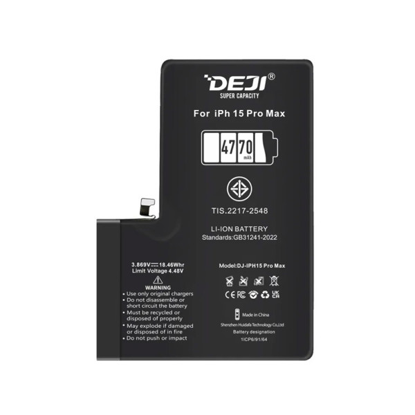 Baterija za Iphone 15 Pro Max (6.7) 4770mAh HC Deji