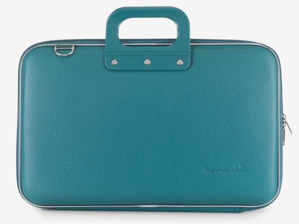 Torba BOMBATA CLASSIC VINIL LAPTOP BRIEFCASE (15'') Teal Blue