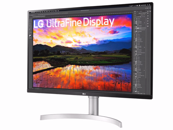 Monitor LG 32UN650K-W 31.5''/IPS/3840x2160/60Hz/5ms GtG/HDMIx2,DP/VESA/visina/zvucnici/srebrna