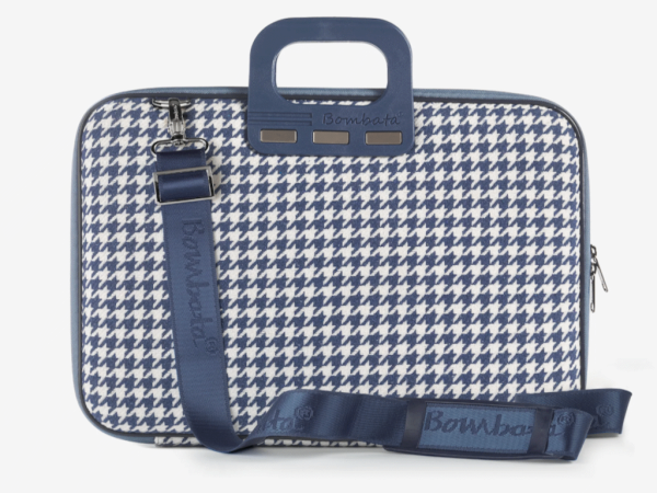 Torba BOMBATA Pied de Poule 15,6'' /Dark Blue