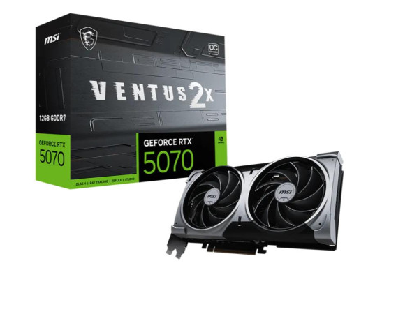 Graficka karta MSI G5070-12V2C RTX5070 VENTUS 2X OC NVD12GBGDDR7192bitcrna' ( 'V532-003R' ) 