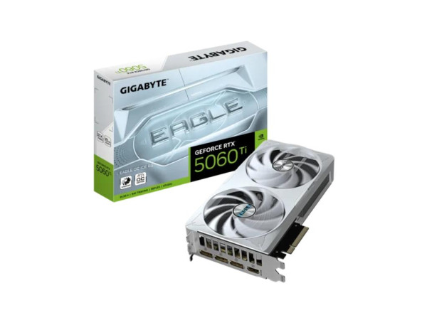 Graficka karta GIGABYTE GV-N5060 TI EAGLE OC ICE-8GD NVD8GBGDDR7128bitbela' ( 'GV-N506TEOCICE-8GD 1' ) 