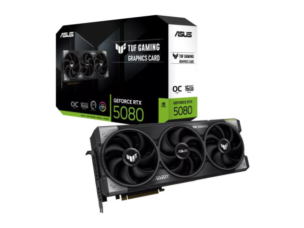 Graficka karta ASUS TUF-RTX5080-O16-GAMING NVD16GBGDDR7256bitcrna' ( 'TUF-RTX5080-O16-G' ) 
