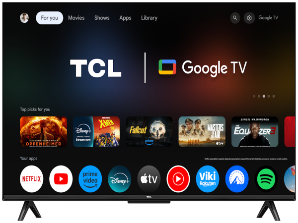 Televizor TCL 43V6CLED43''4K UHD60HzGoogle TVcrna' ( '43V6C' ) 