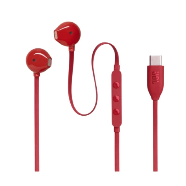 JBL slušalice sa mikrofonom Type C T305 CRVENE