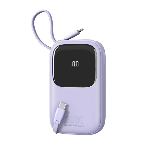 Power Bank Moxom MX-PB129 PD20W + QC18W + SCP22.5W 20000mAh ljubicasti