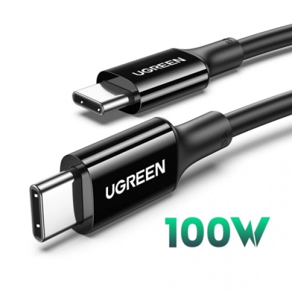 UGREEN US300 Type C na Type C kabl  PD FAST 100W 5A 2m crni
