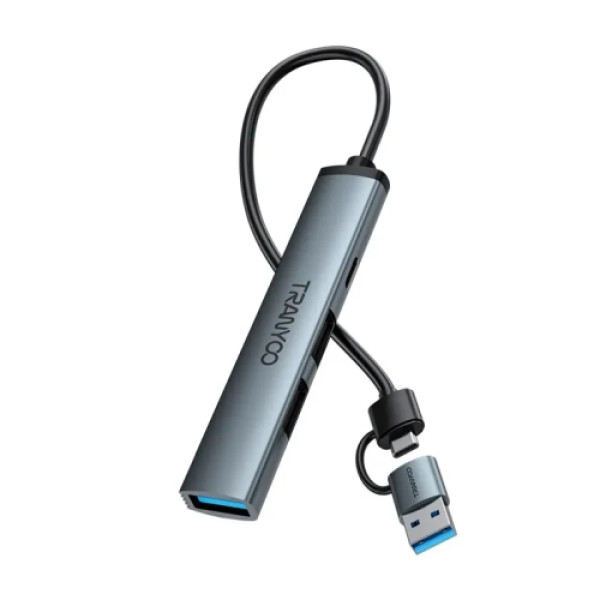 TRANYOO USB-C HUB HB11-A 4 u 1 1xUSB 3,0+1xUSB 20,+1xUSB-C