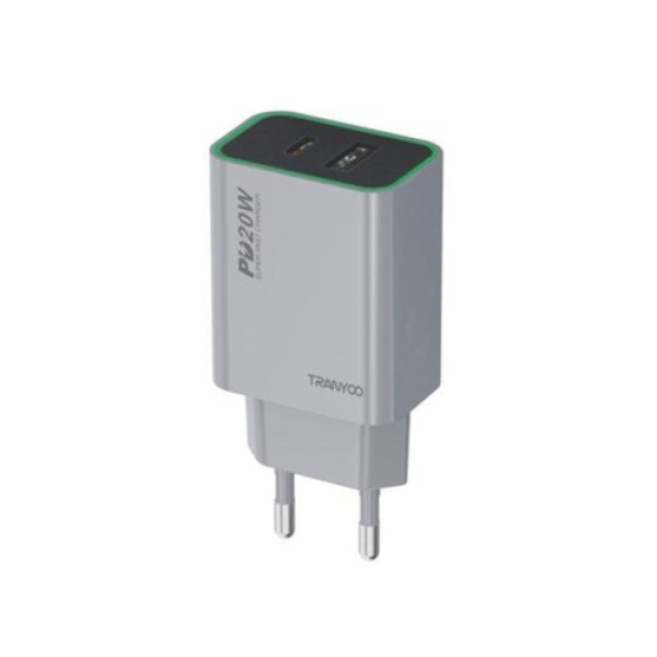 TRANYOO Kućni punjač T-EU13 USB+PD 30W