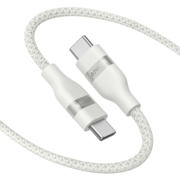 ANKER Zolo USB-C to USB-C Kabl pleteni 0,9m 240w BELI