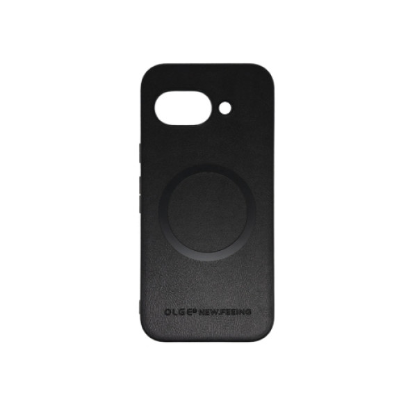Silikonska futrola OLGE Magnetic New Feeing Google Pixel 9A CRNA