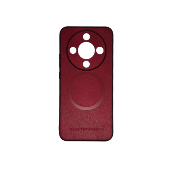 Silikonska futrola OLGE Magnetic New Feeing Honor Magic 8 Lite CRVENA