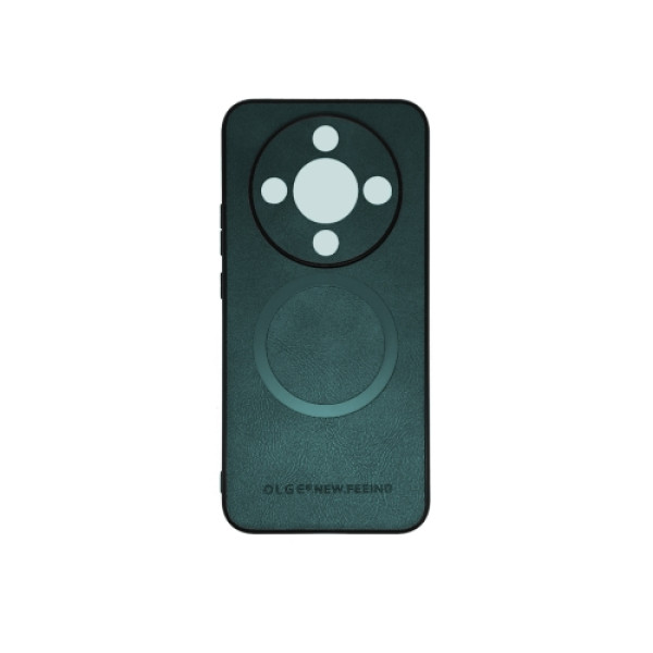 Silikonska futrola OLGE Magnetic New Feeing Honor Magic 8 Lite ZELENA