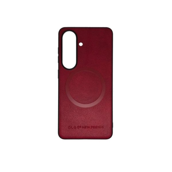 Silikonska futrola OLGE Magnetic New Feeing Samsung A37 CRVENA